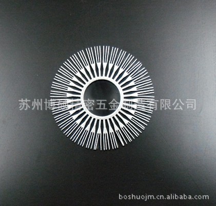 厂家加工太阳花散热器 LED铝型材散热加工制作 电子铝型材散热器