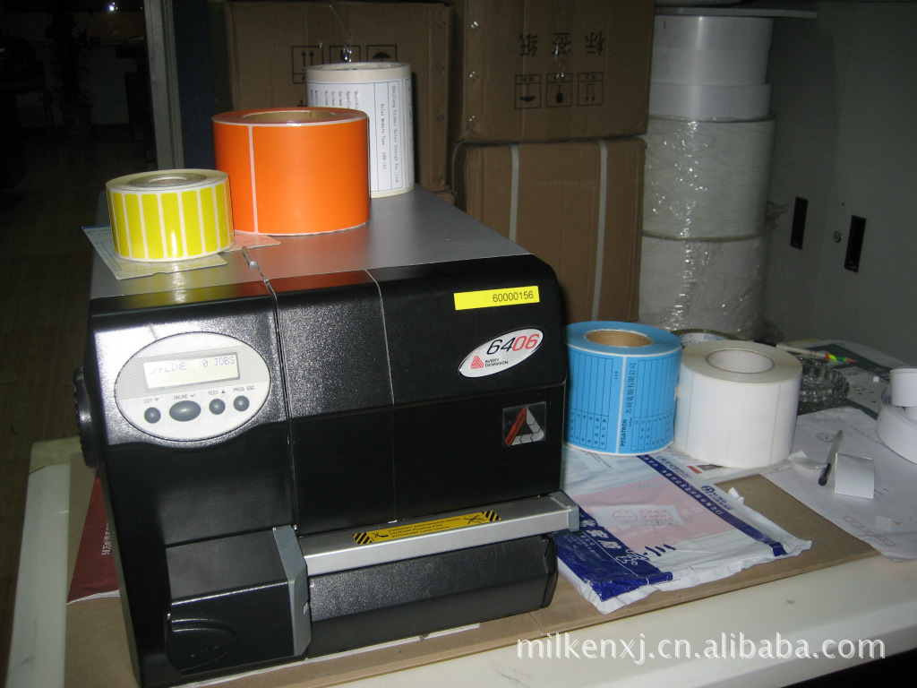 非标分切内江INTEMEC碳带厂GHS化工标签使用150*300M树脂碳带