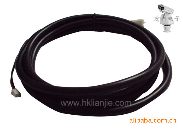 云台机补光线、高速球防水线 安防监控摄像机线 多功能尾线