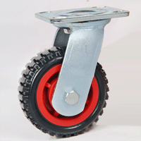 聚氨酯轉向腳輪尼龍萬向腳輪批發4寸5寸工業腳輪人造膠烽火萬向輪