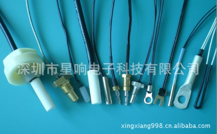 热敏电阻，带注塑壳体防水型NTC温度传感器10K1%3435，厂家直销