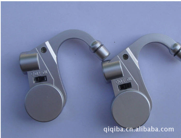 震动带灯两用瞌睡报警器 学生司机磕睡提醒器带LED灯银色黑色可选