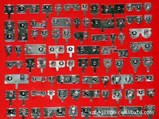 工厂生产AA AAA aa aaa C号 D号 N号 F号环保电池焊片 电池铁片