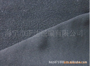 厂家专业生产涤氨弹力拉毛布，起毛布，磨毛布