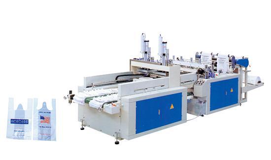 厂家供应连卷背心袋制袋机,连卷袋高速制袋机,连卷制袋机