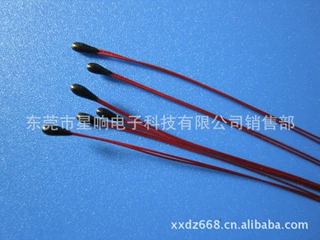 热敏电阻/漆包线NTC热敏电阻200K±2％-4260/红色线黑头热敏电阻