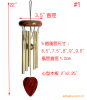 Supply beautiful wooden aluminum tube wind chimes (picture)