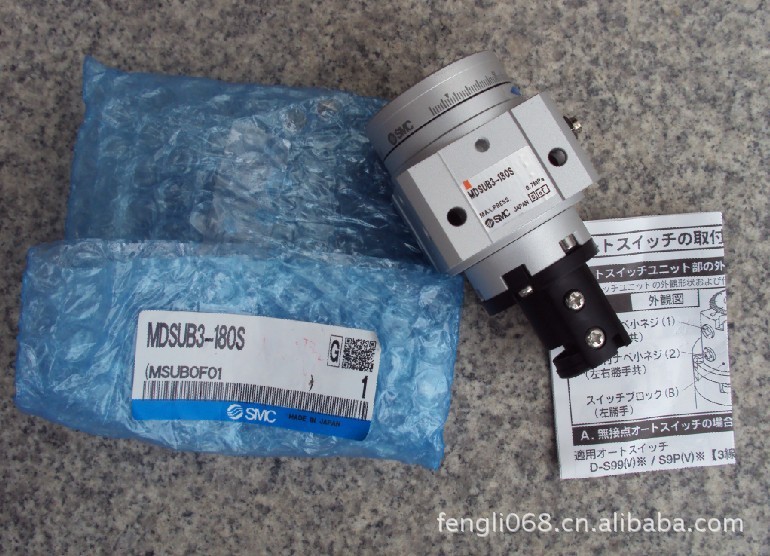 SMC气缸MDSUB3-180S密封高效高速耐磨损高强度气动