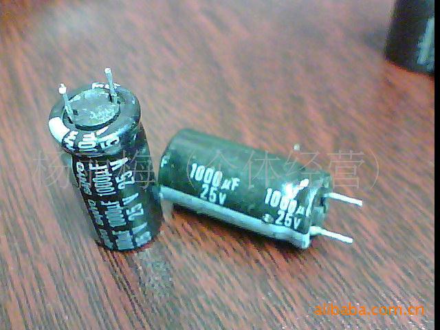 現拆机电解电容25V1000UF