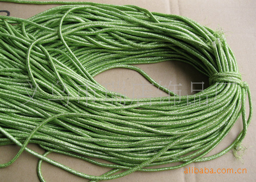 厂家供应银葱弹力绳，松紧带，头饰橡皮筋，服装鞋帽辅料