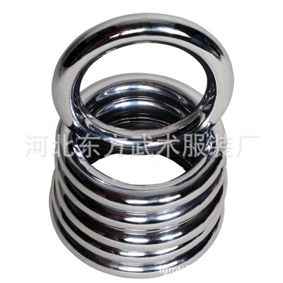 厂家定制批发定做钢制电镀 铜环不锈钢洪家铁环金刚圈铁手环