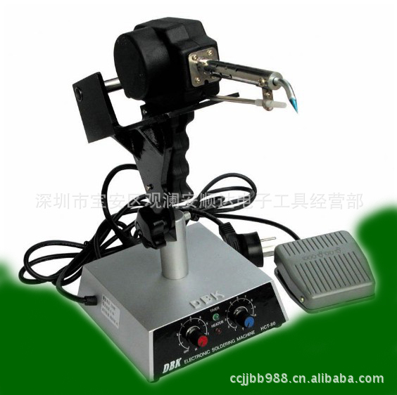 【安顺达供应】脚踏式自动焊锡机HCT-80  可调温脚踩送锡枪