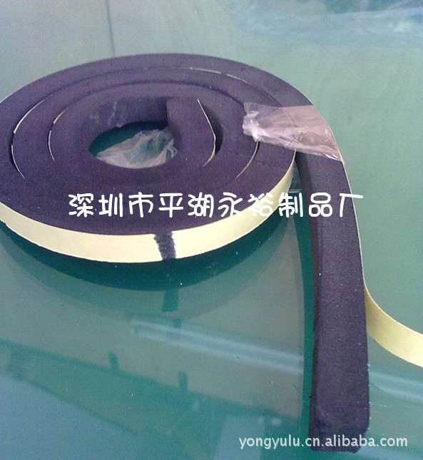 厂家直销 供应EVA海绵密封条,宽度最小可做2mm,单/双面背胶。