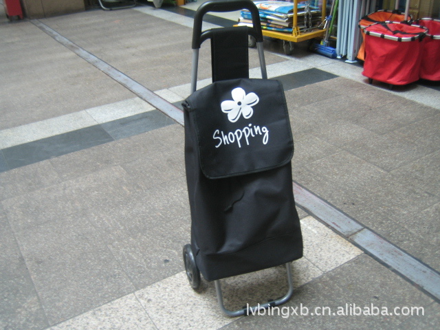 折叠购物 手拉式拖轮包 拉杆 行李车 老年买菜 礼品 两轮直销定制