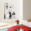 wholesale PVC Fashion wall stickers lovers Kitty Cartoon Children's Room bedroom a living room Wall stickers TC920
