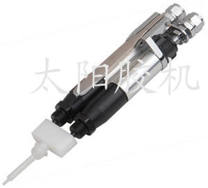 嵊州太阳供应手动式AB点胶阀扬声器点胶设备精密AB点胶阀厂家直销