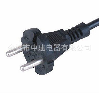 VDE 欧标两芯圆插  欧标电源线