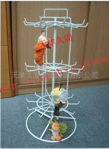 廠家供應廣宣物料展架 收銀台食品旋轉小挂架、電池襪子展架