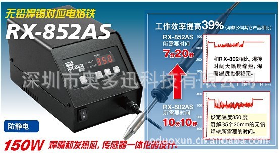 供应日本原装GOOT RX-852AS无铅焊台
