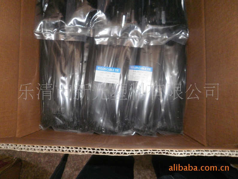 新光供应5×500尼龙扎带 自锁式 中性出口包装