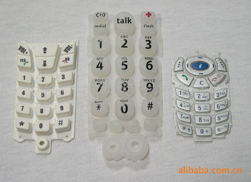 硅胶手机按键导电按键仪器按键游戏机导电胶按键开关按键单点按键