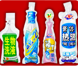 异形袋水果袋果冻香蕉形袋棒袋膨胀袋液体灌装封口机