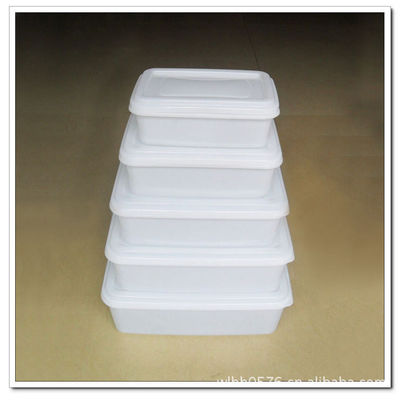 【厂家】883  生活日常用品 储存食品 白色塑料保鲜盒|ru