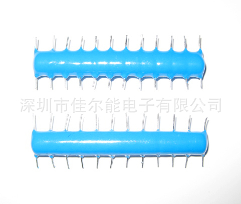 供应瓷片电容串 超高压瓷片电容串，20kv300PF*11瓷片电容串