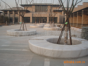 玻璃钢座椅、玻璃钢大型室外座椅、圆形座椅、广场座凳