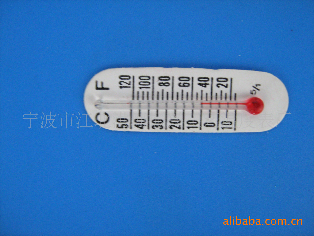 供应温度计  工艺品不干胶温度计