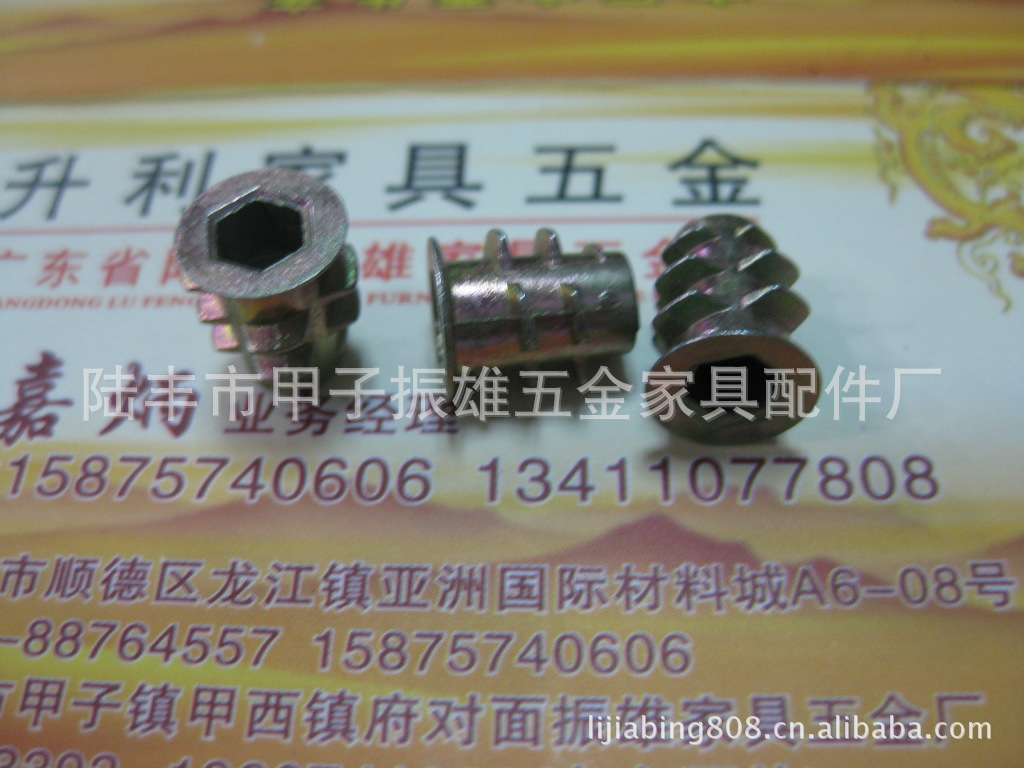 内外牙锌合金内外牙带介内外牙螺母4*10公制英制