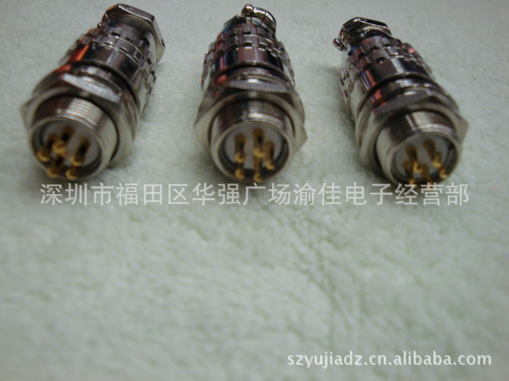 航空插头插座 XS12-2芯3芯4芯5芯航空插 信号电缆连接器