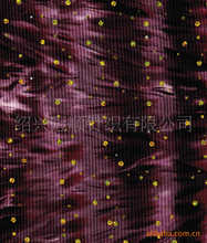 sell polyester bodre fabric with crinkled finish