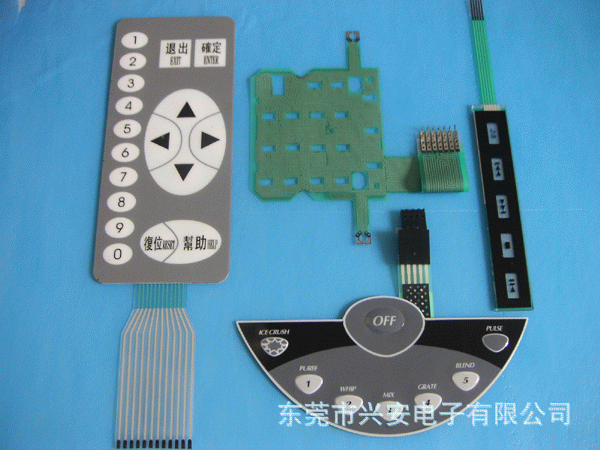 厂家特荐供应电子面板 电器面板 薄膜面板