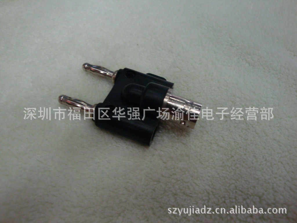 BNC母转香蕉插 BNC转换插头 Q9插转音箱插头