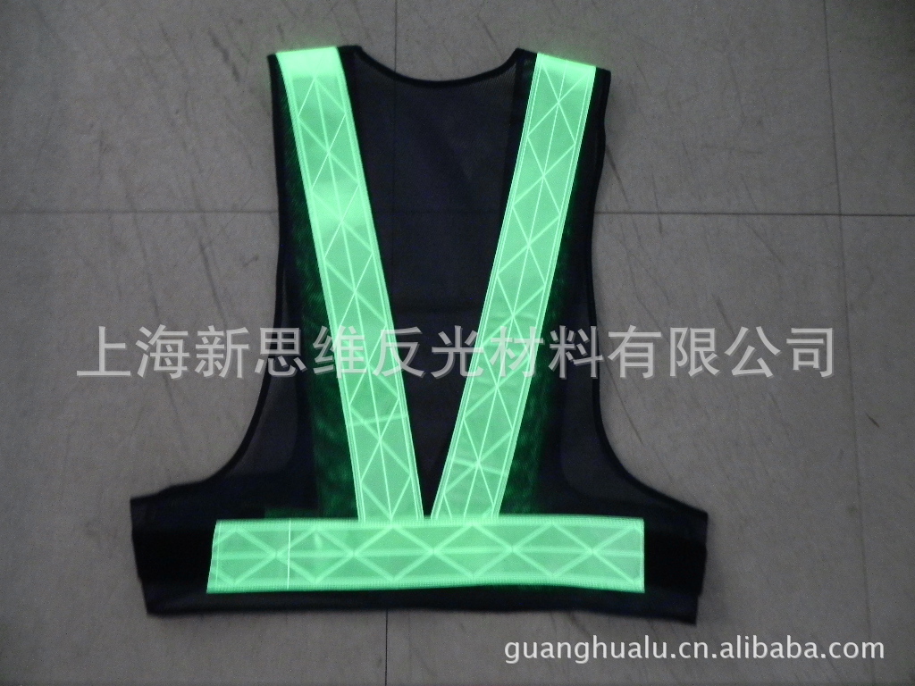 LED日式反光背心、警示服、交通衣、安全背心、闪光衣、夜光服
