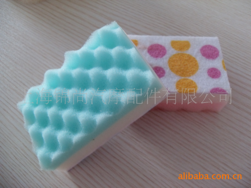 清洁海绵 波浪清洁海绵 百洁布 洗碗海绵 厨房清洁用品