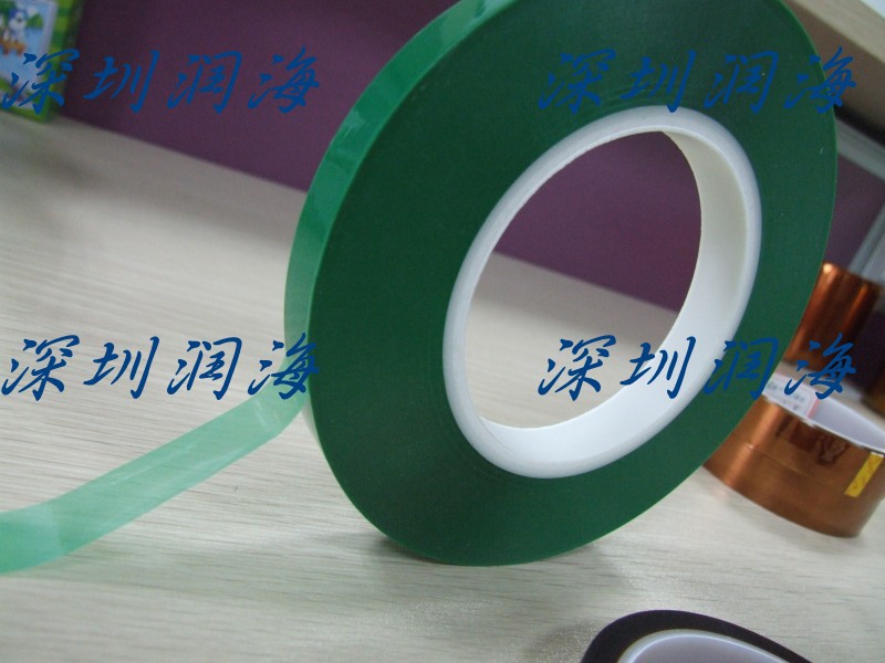 【润海】466绿色锂电池终止胶带批发绿色锂电芯终止胶带高温胶带