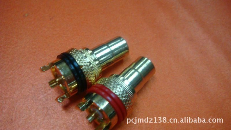 厂家直销台湾RCA /高档莲花插/音频母座