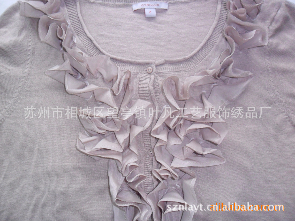 长期供应 立体盘带绣花面料（苏州叶凡）提供