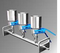 全不锈钢三联过滤器，不锈钢换膜过滤器、不锈钢过滤支架，集液瓶