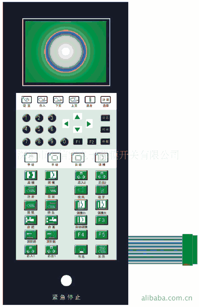 控制器贴膜PCL控制器薄膜按键深圳市薄膜按键面贴