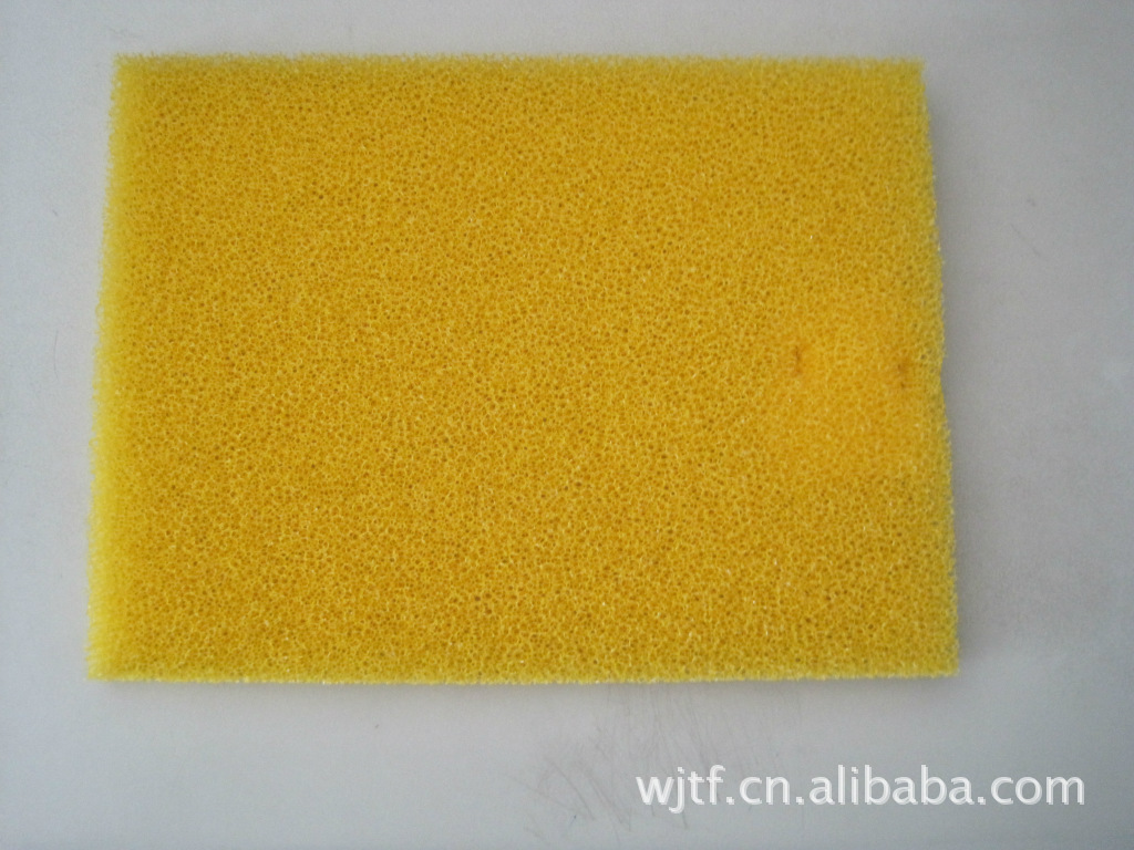 厂家直销大业腾飞黄色网孔海绵