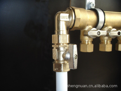 分水器與供暖主管連接專用活接角閥HQ1-10（不帶過濾網）