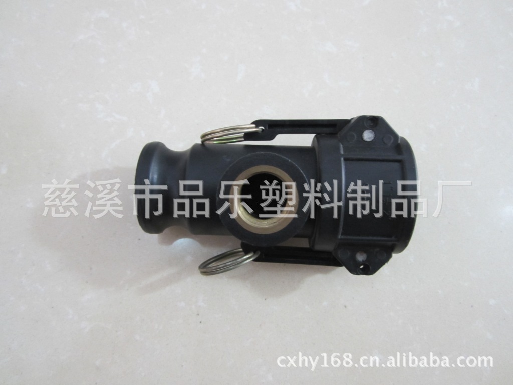 厂家供应塑料铜内丝 1*1-1/2快速扳把式管三通接头