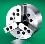 台湾STRONG亿川N-208A6液压三爪高速中空卡盘