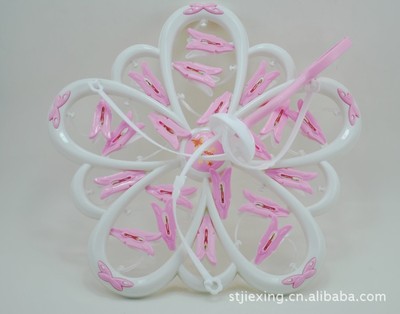 Manufacturers selling Underwear Socks Clamp Rack fashion durable Windbreak Plastic Clothes hanger Commodity Factory