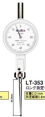 日本得乐TECLOCK|LT-353 杆杠表