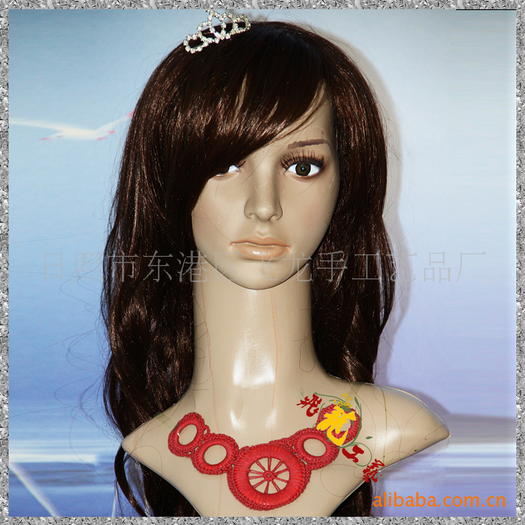 供应手钩衣领。手工胸花，手钩花，手工钩编花款式新。