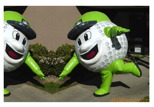 低价供应广告卡通 活动卡通 行走卡通 卡通气模  可印LOGO可定制